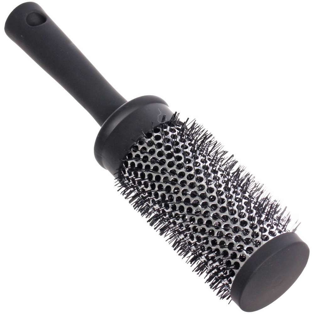 Расческа массажная брашинг «СЕКРЕТ ТВОЕЙ КРАСОТЫ», цвет черный, матовое покрытие, 4.5*22см