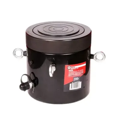 Цилиндр гидравлический с резьбовым штоком и гайкой для механической фиксации 200т (ход штока-150мм, Ø штока-190мм,общий Ø-238мм, L-493мм, 700bar) FORCEKRAFT FK-YG200150LS