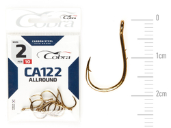 Крючки Cobra Allround OKIAMI сер. CA122 разм. 002 10шт.