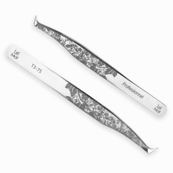 Пинцет "Professionnel" Diamond "Folk" T3-75 с алмазной заточкой