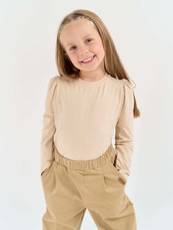 Лонгслив с рукавом фонариком 