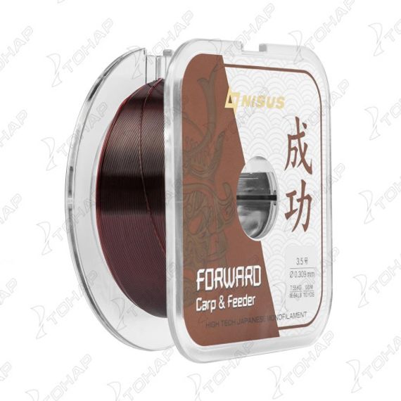 Леска FORWARD Carp &amp; Feeder brown 0,309mm/100m Nylon (N-FСF-0309-100) Nisus