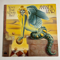 Винтажная виниловая пластинка LP Amanda Lear Never Trust A Pretty Face (Germany 1979) The Sphinx