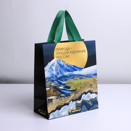 Пакет ламинированный «Природа», ML 23 × 27 × 11,5 см