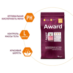 Корм для кошек AWARD Sterilized , 10 кг, индейка и курица