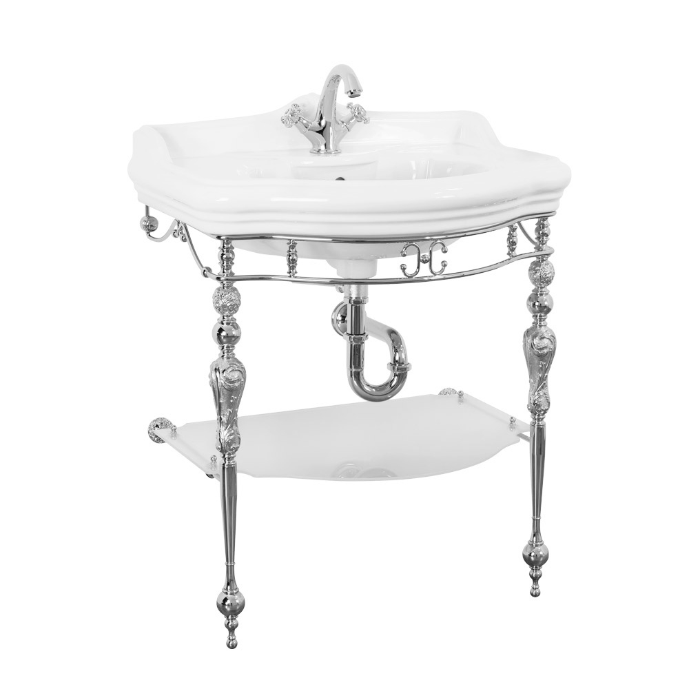 Раковина консоль Migliore Bella 30340 73 см хром