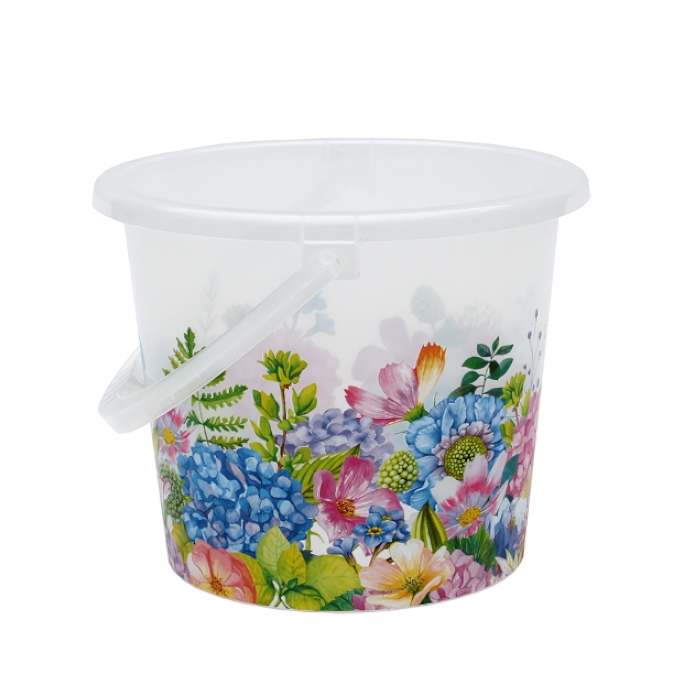 Ведро пластиковое 5л. "Цветочный сад"