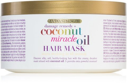 OGX Coconut Miracle Oil - глубоко укрепляющая маска для волос с кокосовым маслом. /   300  ml  / GTIN 3574661685168
