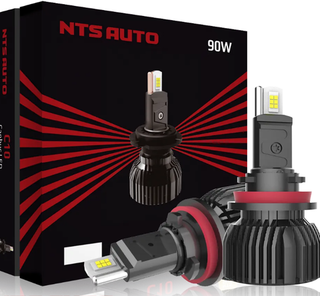 Автолампа LED Н27 (880) к-т NTS (вентилятор) С10 90W 6300K 4500Lm  (С10-H27-6300K)