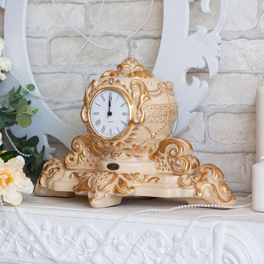 Часы настольные Райское яблоко Айвори