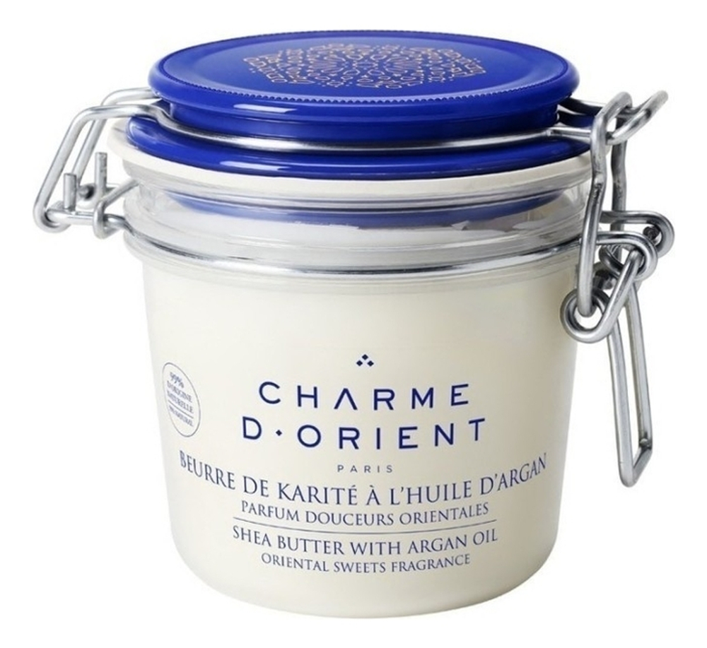CHARME D'ORIENT Масло карите с аргановым маслом с ароматом «Восточные сладости» Shea Butter With Argan Oil Oriental Sweets Fragrance (Шарм ди Ориент) 200 гр