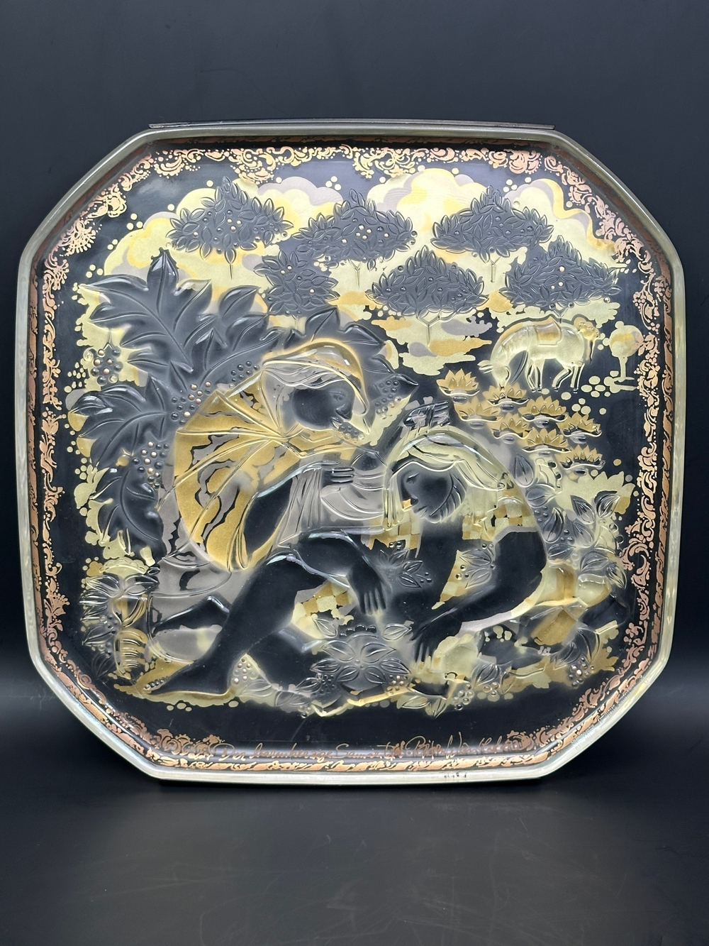 Декоративное блюдо. Rosenthal. Притчи Бьорна Виинблада