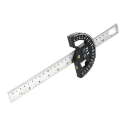 Транспортир с линейкой (HSQR05-0300)
