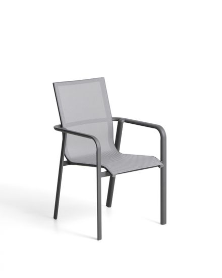 Уличный стул Canea из графитового алюминия