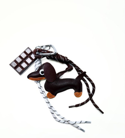 Брелок "Такса" 12см оптом