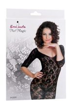 Черный комбинезон в сеточку SL (42-46) (Цвет: черный)