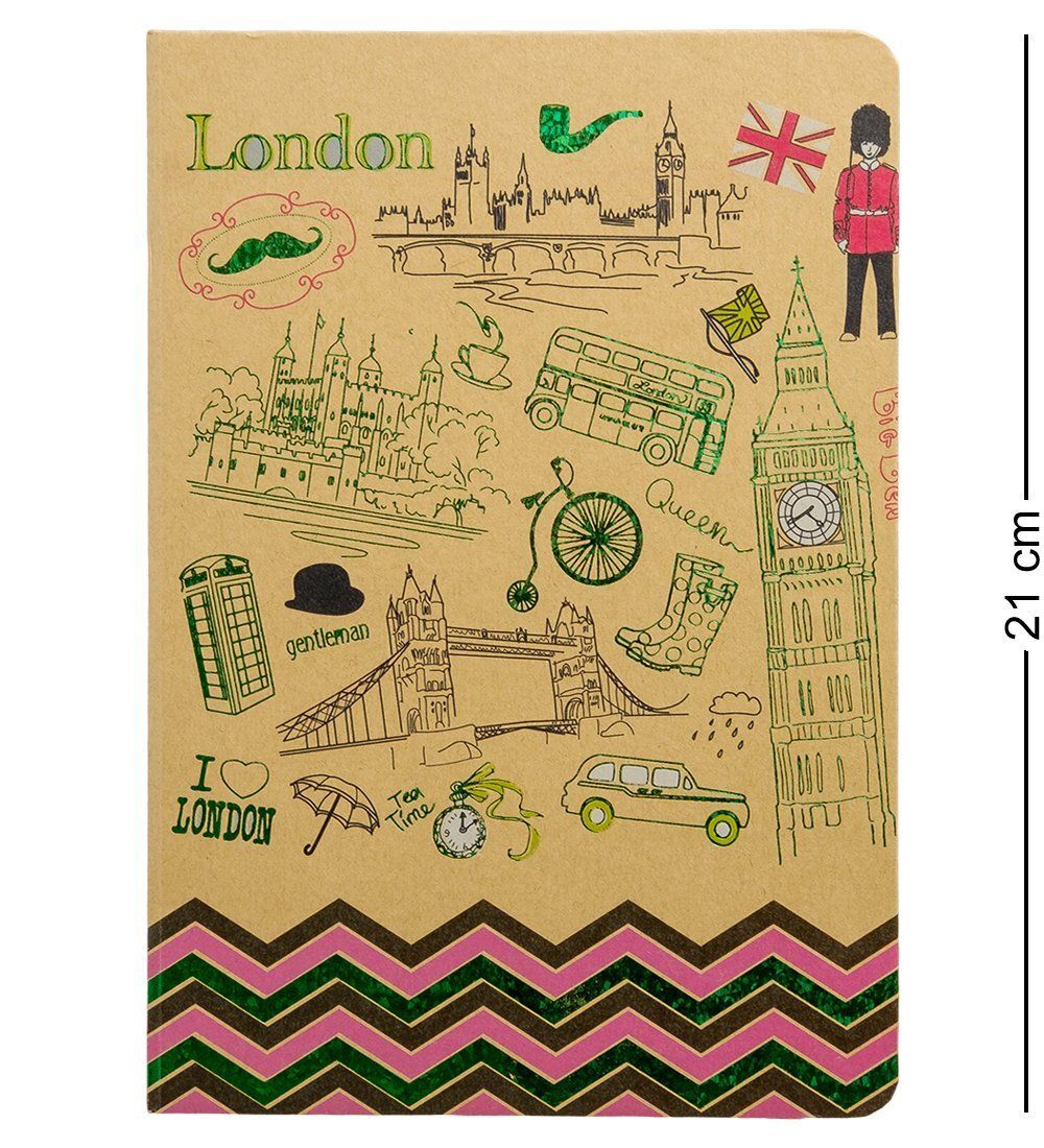 BM-16/1 Блокнот бол. «Вокруг света» (крафт-обложка)