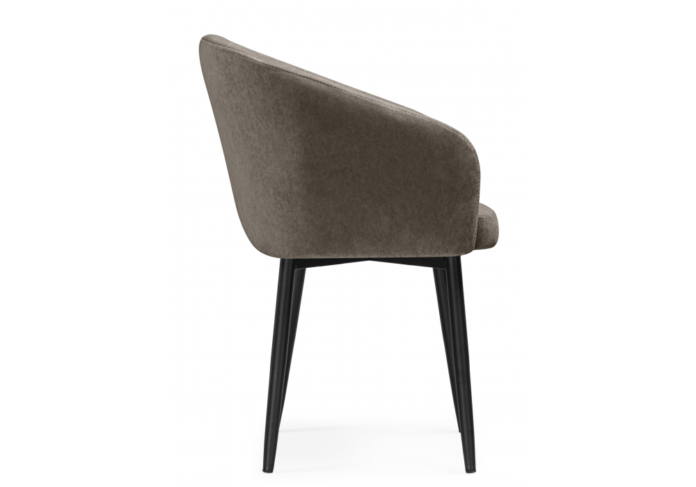 Стул на металлокаркасе Woodville Моншау marseille 16 данс, черный, ножки черные