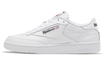 Reebok Club C 85 casual, comfortable, wear-resistant, balanced low-top sneakers for men and women in the same style white