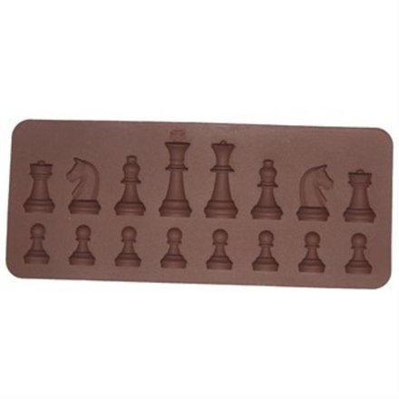 Силиконовая форма для шоколада "Шахматы"