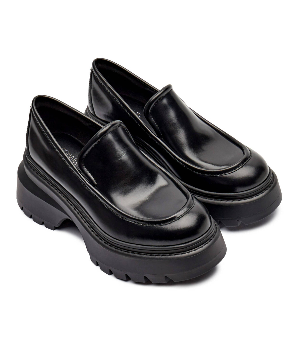 Кожаные лоферы shiloh Michael Kors - черный(40F4SSFP8L)