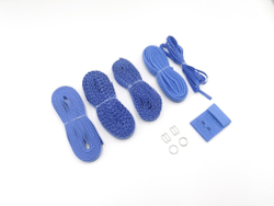 Набор резинок и фурнитуры №16, ультрамарин