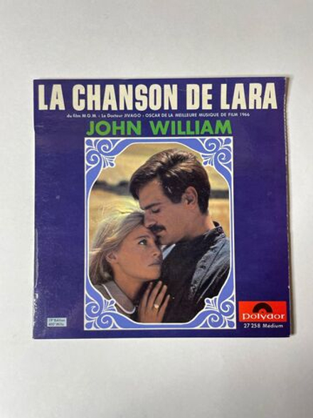 Винтажная виниловая пластинка LP John William La Chanson De Lara (France 1966) 7 дюймов
