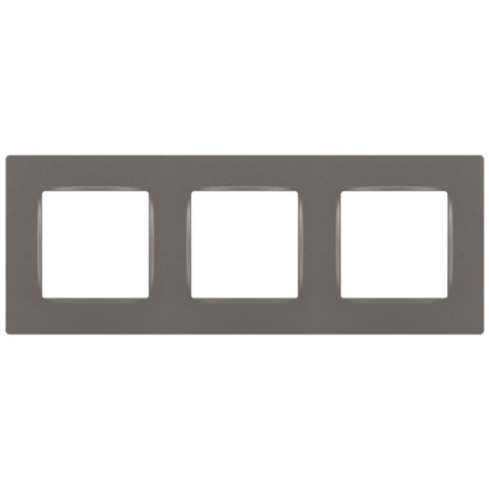 Рамка для розеток и выключателей ЭРА Серия 12 12-5203-16 на 3 поста, Классик, титан