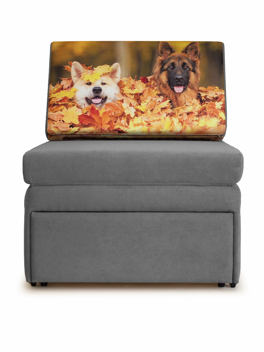 Кресло-кровать "Миник" 70 см, купон Собаки