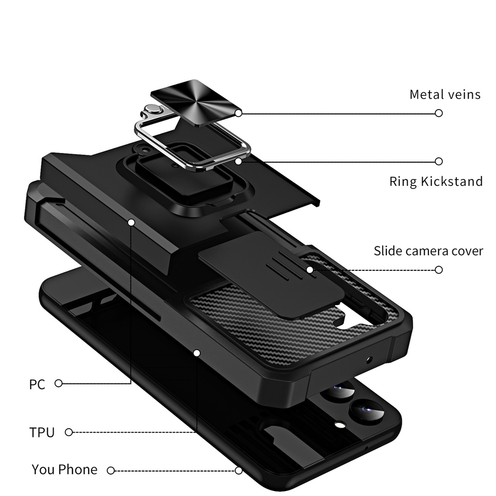 Противоударный чехол Сard Reader Case для Samsung Galaxy S23+