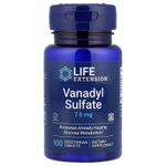 Life Extension, ванадилсульфат, 100 растительных таблеток