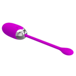 Лиловое виброяйцо Brook с 12 режимами вибрации (Цвет: лиловый)