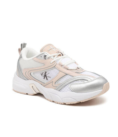 Кроссовки RETRO TENNIS CALVIN KLEIN JEANS - серебряный(YW0YW01381)