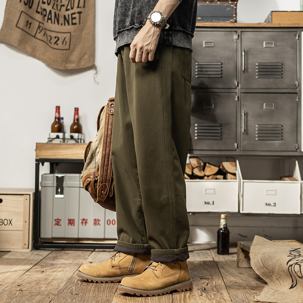 Осенние и зимние флисовые повседневные брюки зимние и осенние теплые