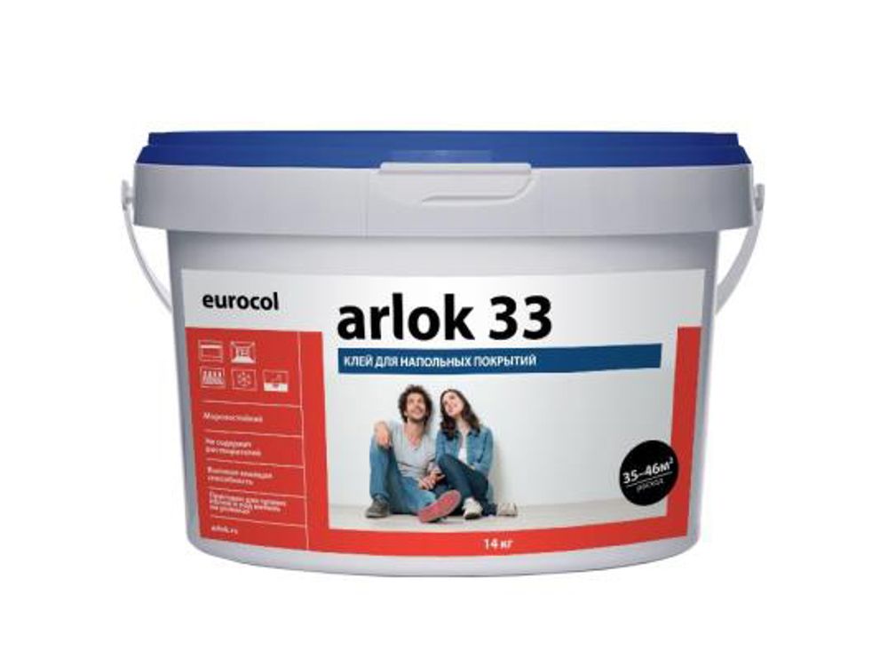 Клей водно-дисперсионный Eurocol Arlok 33 4 кг
