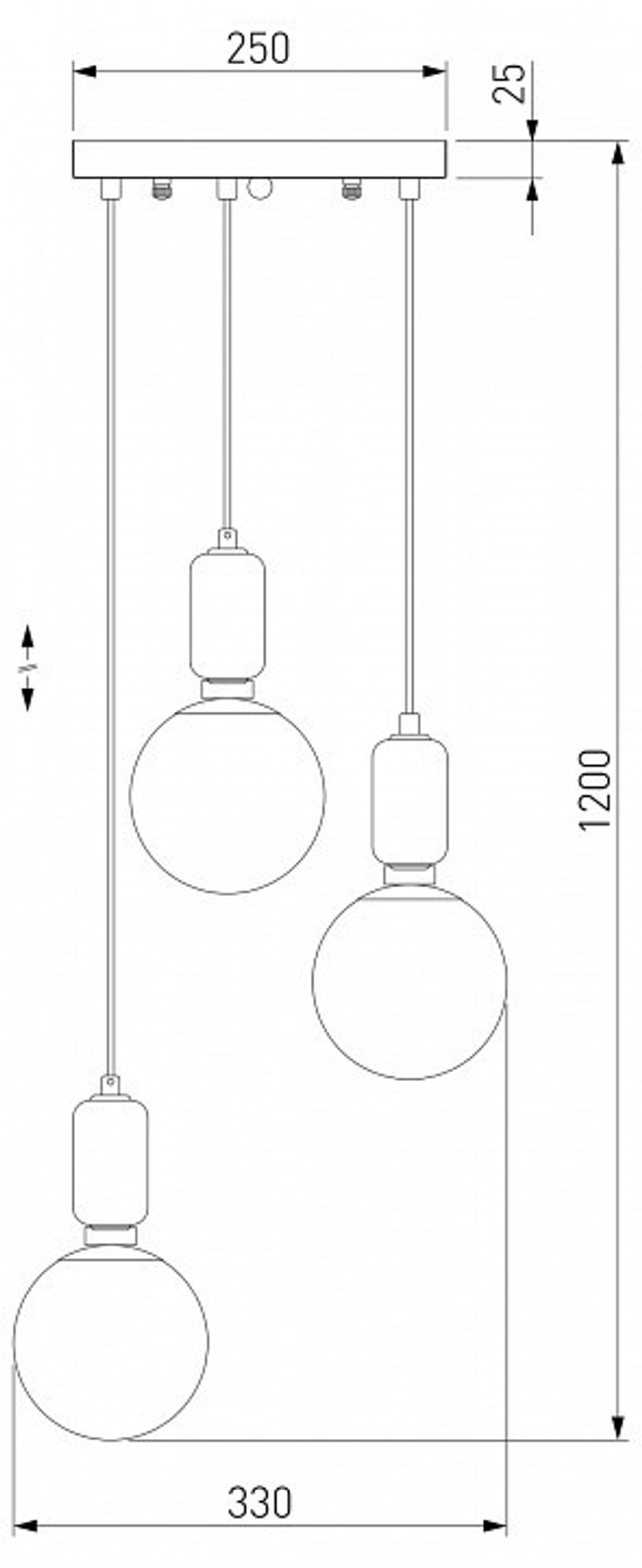 Светильник Eurosvet Bubble 50151/3 белый