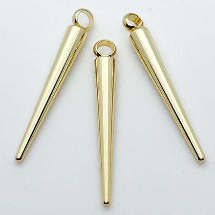 Подвеска Шип, цвет золото, размер 36*4 мм, цена за 1 шт