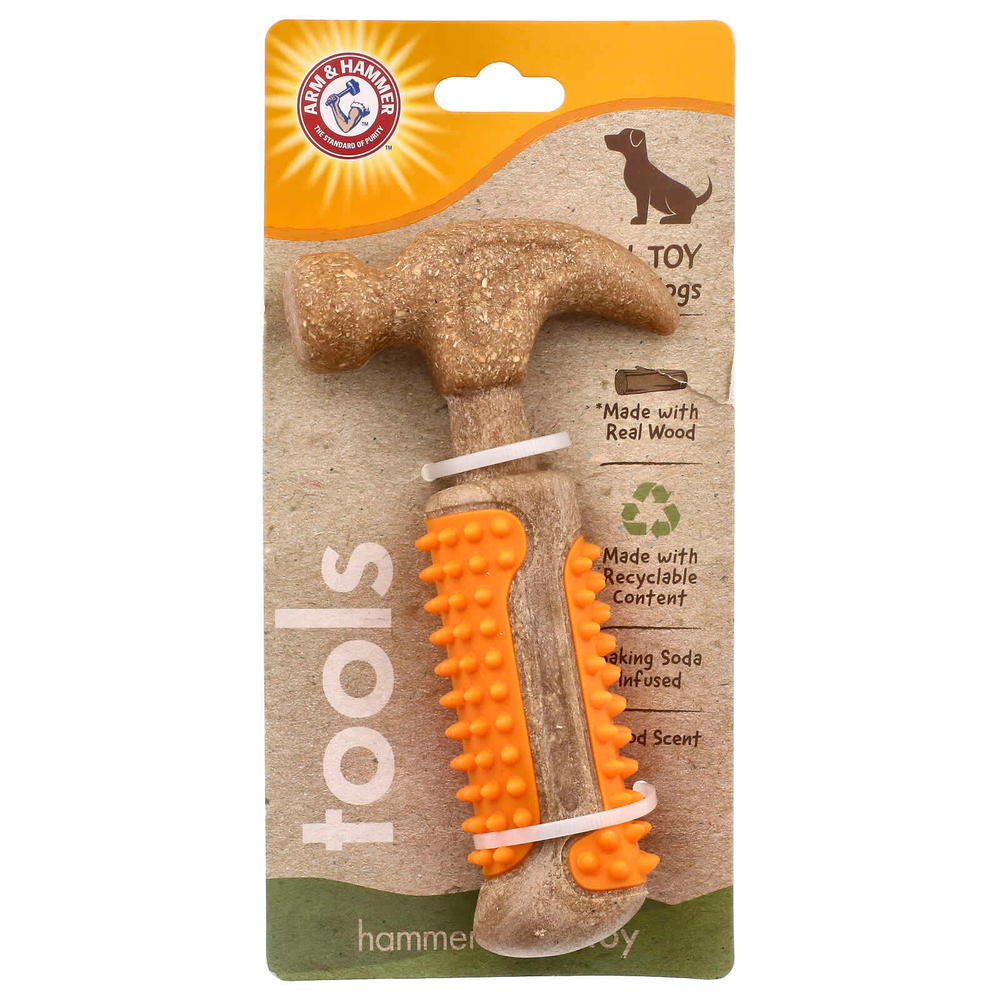 Arm & Hammer, Стоматологическая игрушка для собак, молоток, 1 игрушка