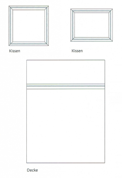 Пододеяльник 200х200 Christian Fischbacher Luxury Nights Vintage 500 Швейцария схема
