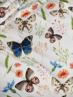 Наволочка комплект 2шт перкаль Сказка "Летний день" 70x70 см на молнии