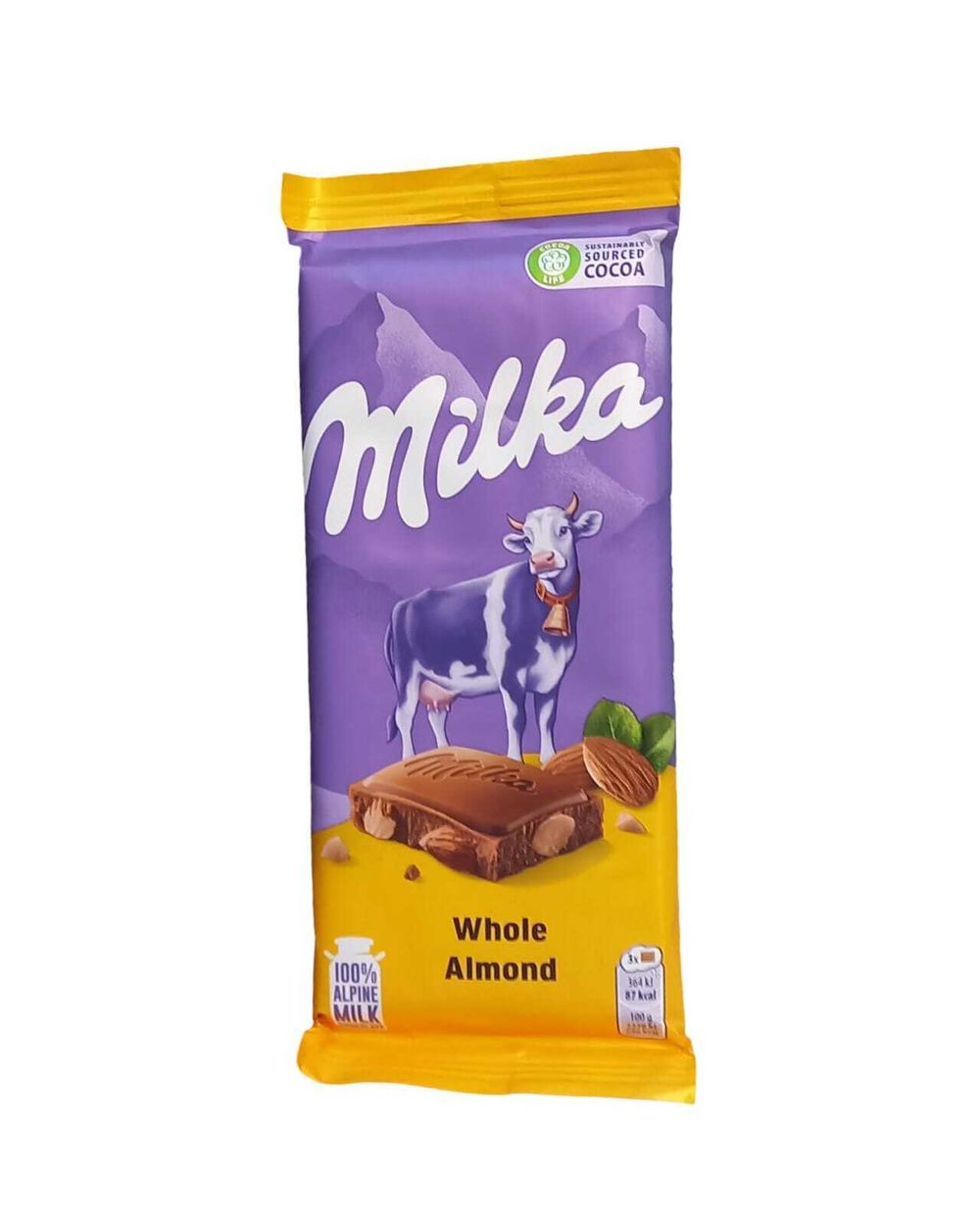 Шоколад Милка Цельный миндаль 85гр