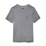 Slim Fit TSHRT GMD Vintage Effect Light Grey