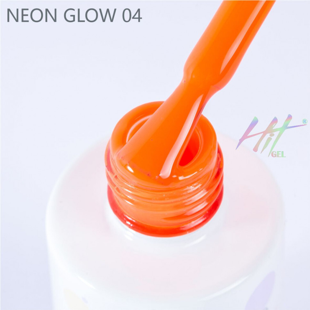 Гель-лак ТМ "HIT gel" №04 Neon glow, 9 мл