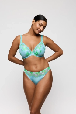 PRIMADONNA Cala Luna Бюстгальтер с глубоким вырезом и средней посадкой, бирюзовый