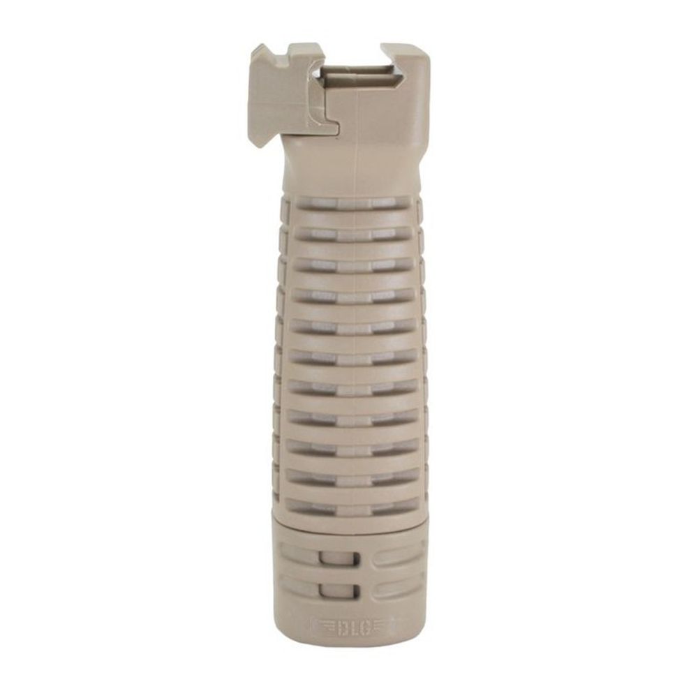 Рукоятка на цевье длинная, DLG Tactical - песчаный цвет, вид сбоку