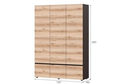 Берген (МФ) Шкаф трехдверный