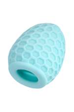 Мастурбатор A-Toys Pufl, бирюзовый, ТРЕ, 6 см Ø 2,7 см
