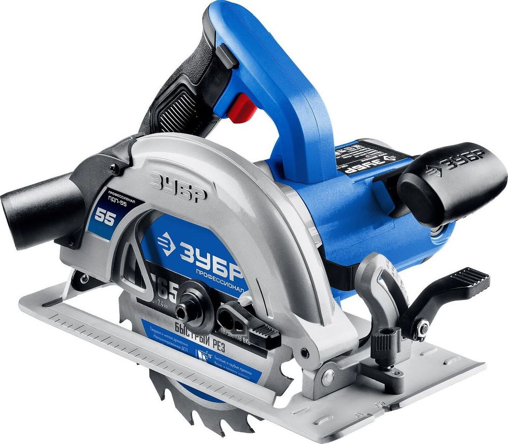Пила дисковая ЗУБР ПДП-55, 1300Вт диск 160мм