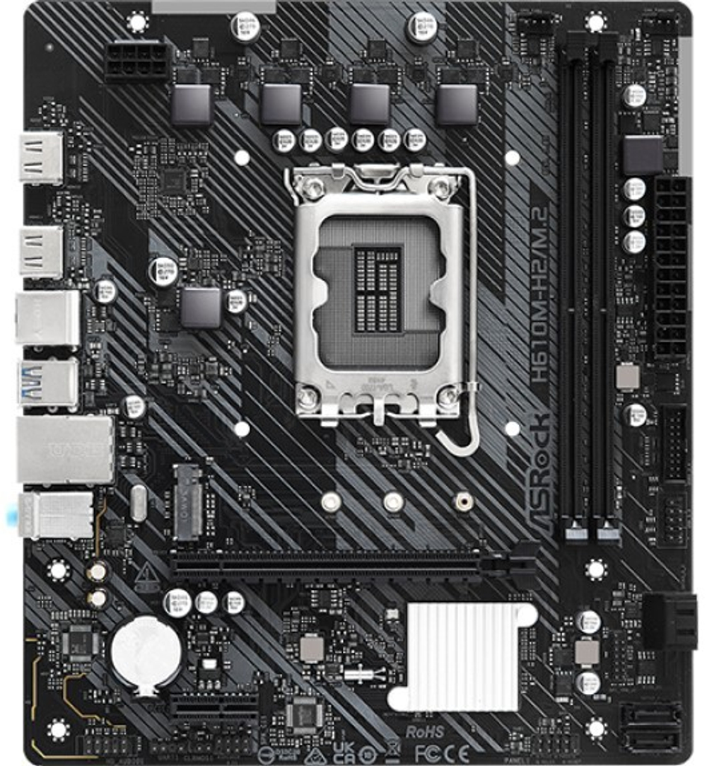 Материнская плата mATX ASRock H610M-H2/M.2