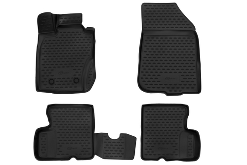 Коврики в салон для RENAULT Duster 4WD, 2011-2015, 4 шт. (Повышенная устойчивость, повышенная износостойкость) FORMAT.3D.41.28.210KH